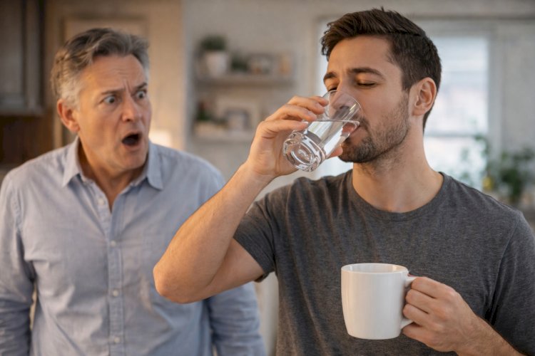 Tomar café e beber água: a verdade que ninguém te contou