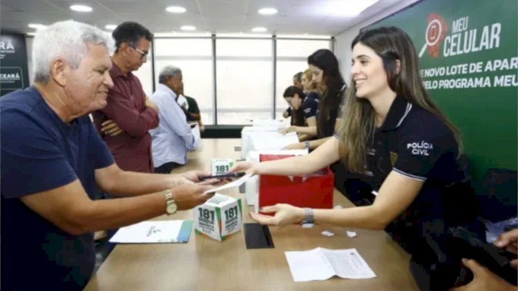 Meu Celular: mais de 13 mil aparelhos roubados são recuperados no Ceará