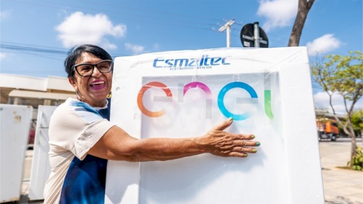 Enel Ceará vai sortear 50 geladeiras novas em Sobral nesta semana; saiba como participar